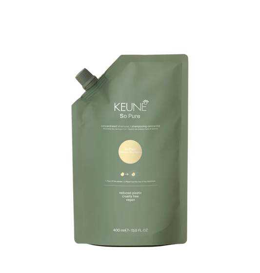 KEUNE SO PURE RESTORE SHAMPOO REFILL - 400ml  (13.5oz)