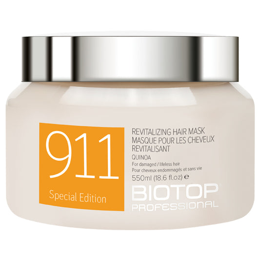 BIOTOP  911 REVITALIZING HAIR MASK 550ml  (18.5oz)